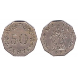 (12) Malta. 1972. 50 Cents (MBC)