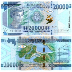 (50) Guinea. 2020. 20000 Francs (SC)