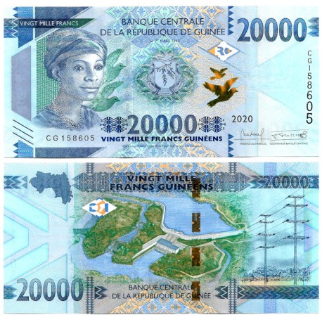 (50) Guinea. 2020. 20000 Francs (SC)