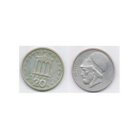 (120) Grecia. 1978. 20 Drachma (BC)