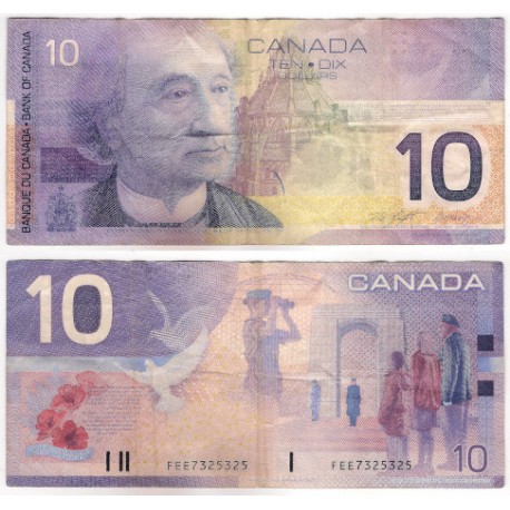 (102c) Canadá. 2002. 10 Dollars (MBC) Escrito