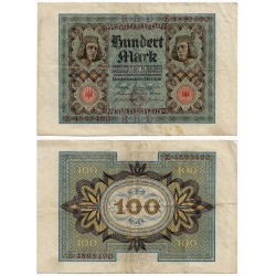 (69a) Imperio Alemán (Weimar). 1920. 100 Mark (MBC)