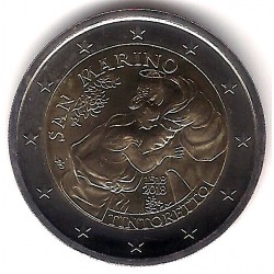 San Marino. 2018. 2 Euro (SC) Tintoretto. SIN BLISTER