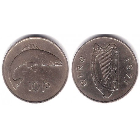 (23) Irlanda. 1971. 10 Pence (MBC-)