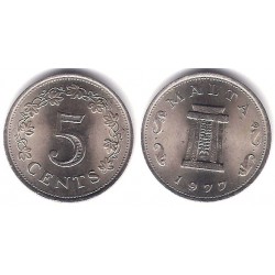 (10) Malta. 1977. 5 Cents (SC)