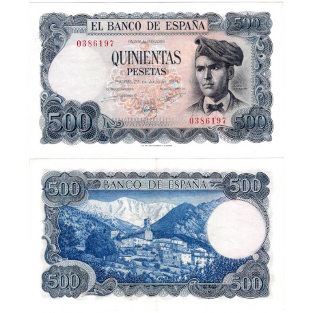 Estado Español. 1971. 500 Pesetas (EBC/EBC-) Sin Serie