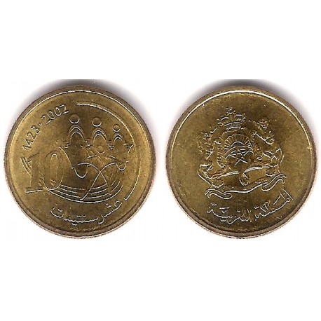 (Y115) Marruecos. 2002. 10 Santimat (EBC+)