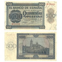 Estado Español. 1936. 500 Pesetas (EBC) Serie B