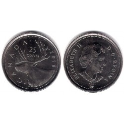 (493) Canadá. 2010. 25 Cents (EBC)