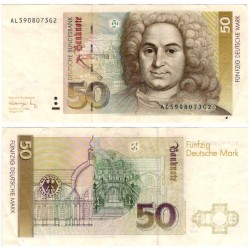 (40b) Alemania. 1991. 50 Mark (EBC) Mancha