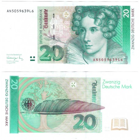 (39a) Alemania. 1991. 20 Mark (EBC+)