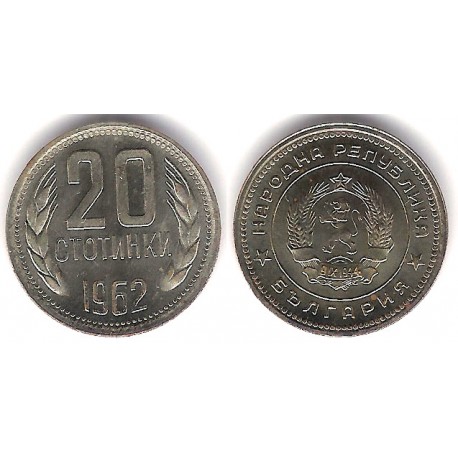 (63) Bulgaria. 1962. 20 Stotinki (SC)