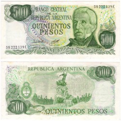 (303b) Argentina. 1977-82. 500 Pesos (SC)