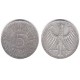 (112.1) Alemania. 1966(D). 5 Mark (EBC-) (Plata)