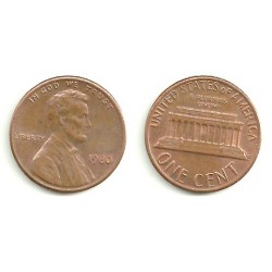 (201) Estados Unidos de América. 1980. 1 Cent (BC)