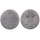 (112.1) Alemania. 1957(F). 5 Mark (MBC+) (Plata)