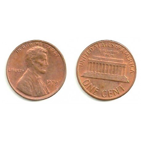 (201) Estados Unidos de América. 1979. 1 Cent (BC)