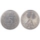 (112.1) Alemania. 1973(F). 5 Mark (EBC+) (Plata)