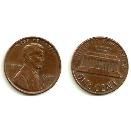 (201) Estados Unidos de América. 1977. 1 Cent (BC)