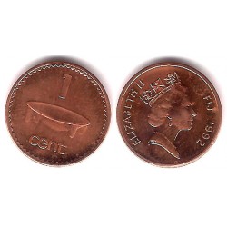 (49a) Islas Fiji. 1992. 1 Cent (SC)