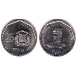 (107) República Dominicana. 2008. 25 Pesos (EBC)