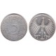 (112.1) Alemania. 1965(J). 5 Mark (MBC) (Plata)