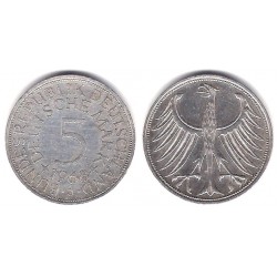 (112.1) Alemania. 1968(J). 5 Mark (MBC)