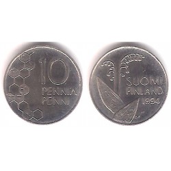 (65) Finlandia. 1994. 10 Pennia (EBC)