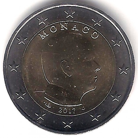 Mónaco. 2017. 2 Euro (SC)