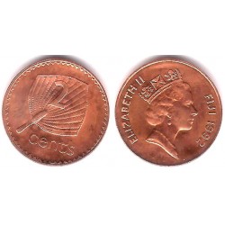 (50a) Islas Fiji. 1992. 2 Cents (SC)