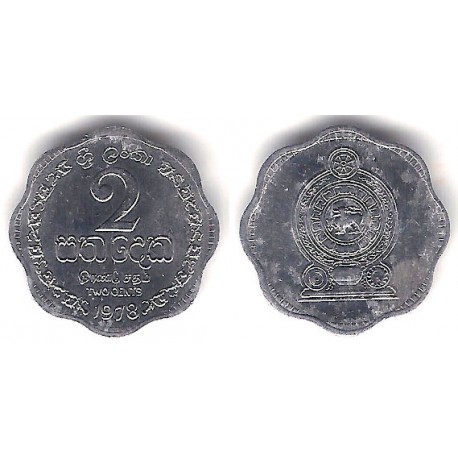 (138) Sri Lanka. 1978. 2 Cents (SC)