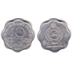 (140a) Sri Lanka. 1988. 10 Cents (MBC)