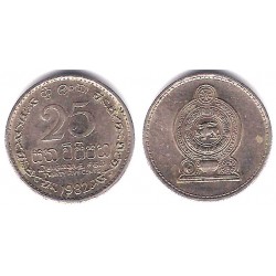 (142.2) Sri Lanka. 1982. 25 Cents (MBC)