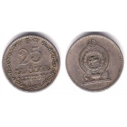 (141.2) Sri Lanka. 1989. 25 Cents (MBC)