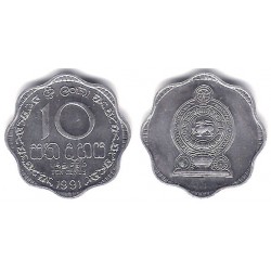 (140a) Sri Lanka. 1991. 10 Cents (SC)