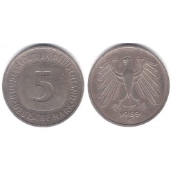 (140.1) Alemania. 1989(G). 5 Mark (MBC)