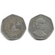 (42) Jordania. 1980. Half Dinar (MBC)