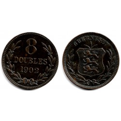 (7) Guernsey. 1902. 8 Doubles (MBC+)