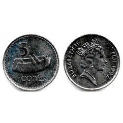 (51a) Islas Fiji. 1992. 5 Cents (SC)