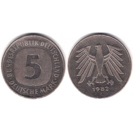 (140.1) Alemania. 1982(J). 5 Mark (MBC)