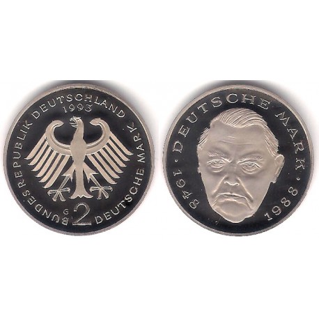 (170) Alemania. 1993(G). 2 Mark (Proof)