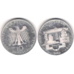 (180) Alemania. 1993(F). 10 Mark (EBC) (Plata)