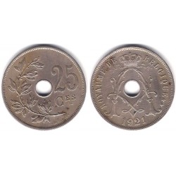 (68.1) Bélgica. 1921. 25 Centimes (MBC)