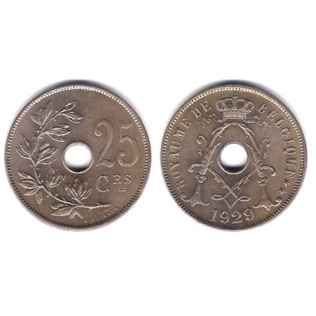 (68.1) Bélgica. 1929. 25 Centimes (EBC)