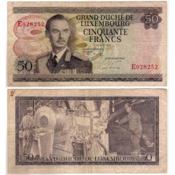 (55b) Luxemburgo. 1972. 50 Francs (BC+)