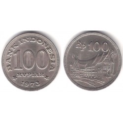 (36) Indonesia. 1973. 100 Rupiah (EBC)