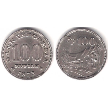 (36) Indonesia. 1973. 100 Rupiah (EBC)