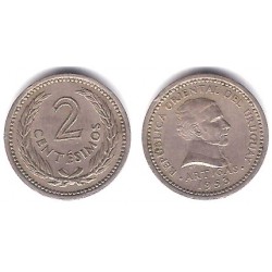 (33) Uruguay. 1953. 2 Centesimos (MBC)