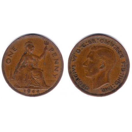 (845) Gran Bretaña. 1944. 1 Penny (BC)