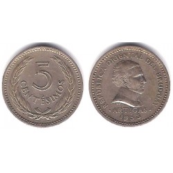 (34) Uruguay. 1953. 5 Centesimos (MBC)